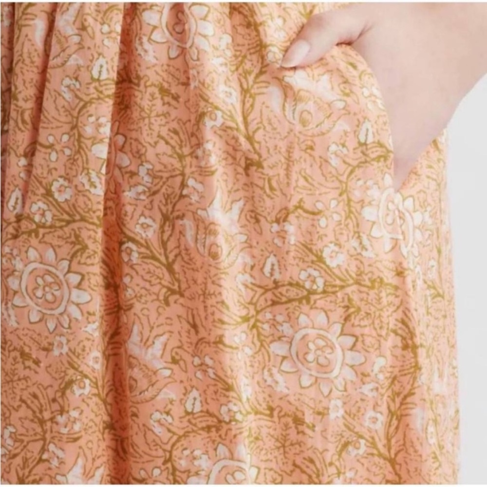 NWT Cleobella Charlene floral multi print in Cecil blush ankle skirt Sz S cotton - Picture 5 of 11